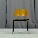 Lot of 4 oak chairs, 1974