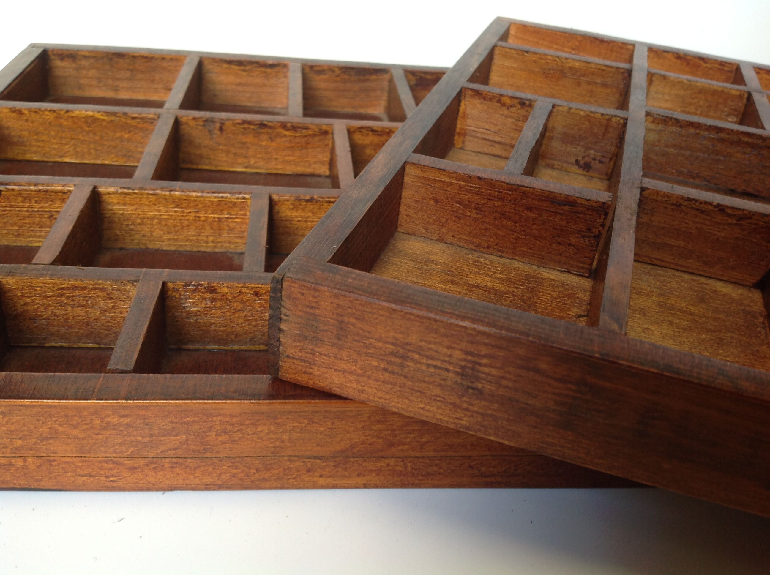 Lot of 2 printing bins