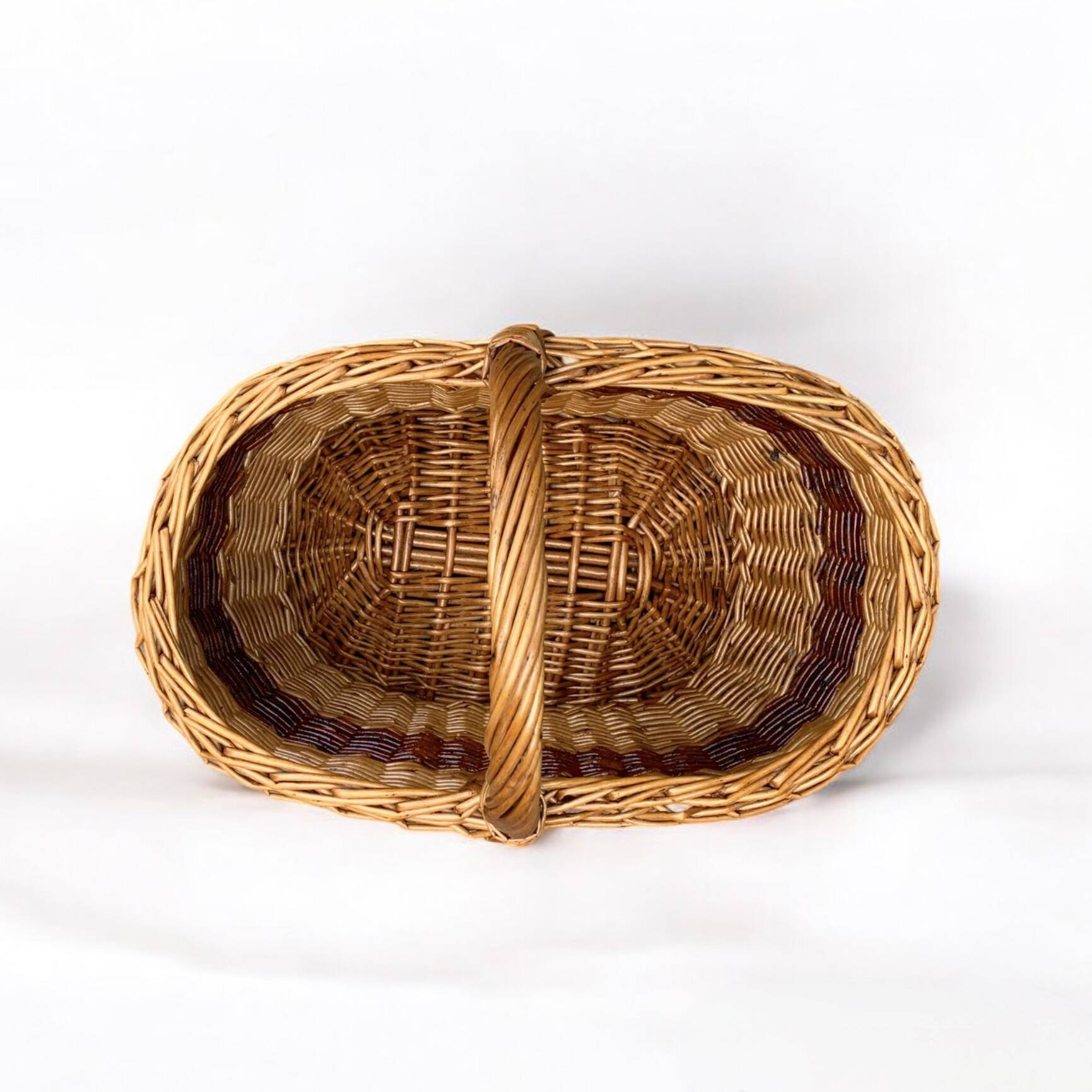 Vintage wicker basket