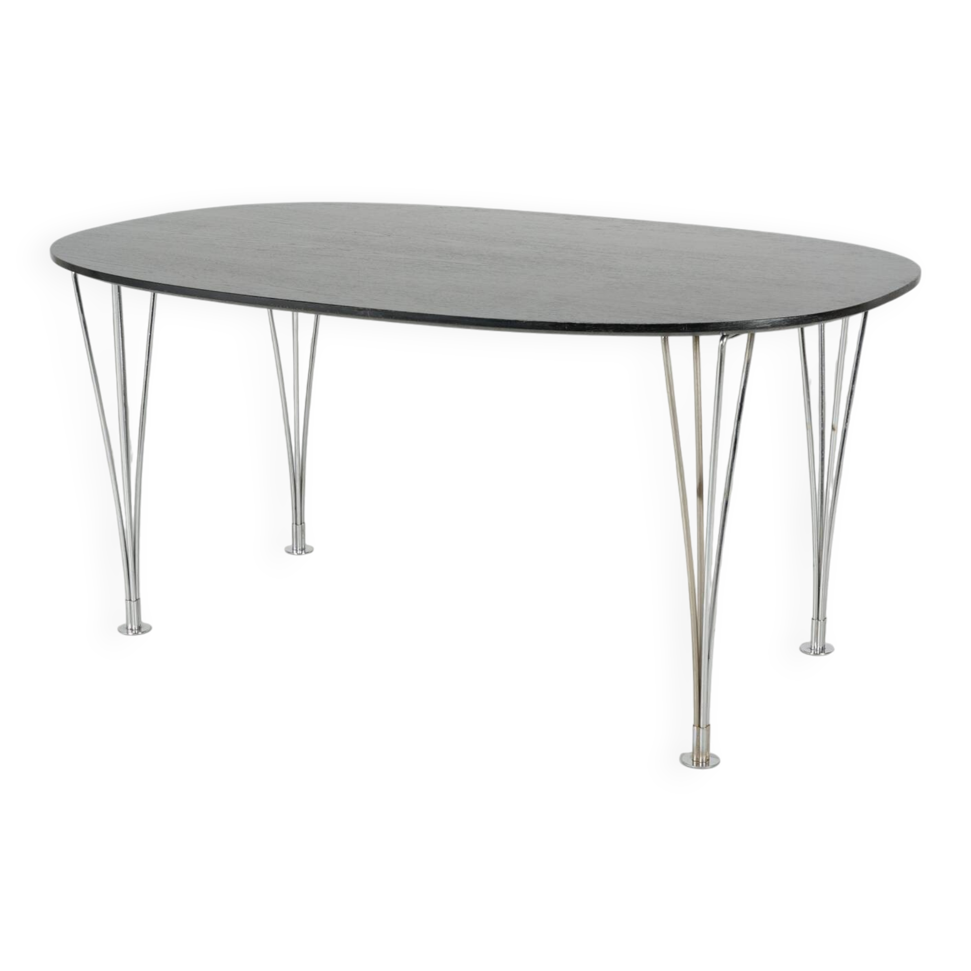 Piet Hein SuperEllipse table by Fritz Hansen circa 1980