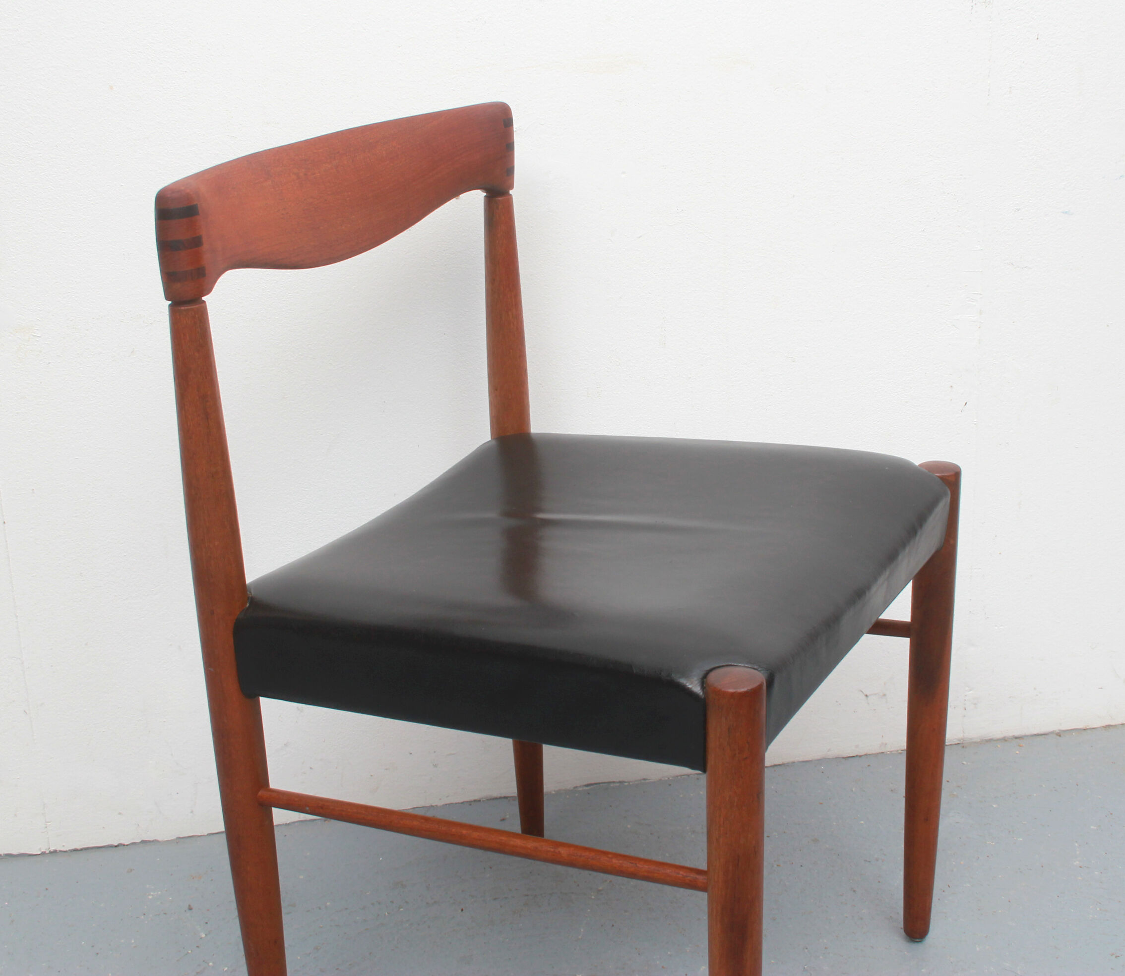 1960s dining chair in teak by H.W. Klein Bramin