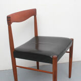 1960s dining chair in teak by H.W. Klein Bramin