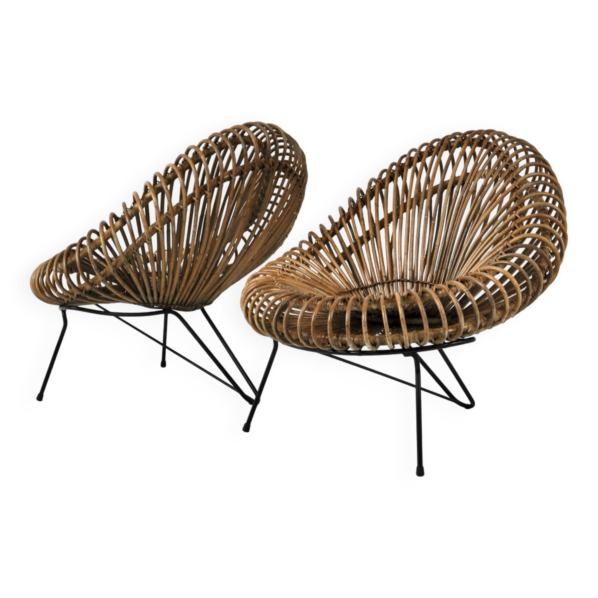 Armchairs Dalvera in the manner of Abraham & Rol , 1950s