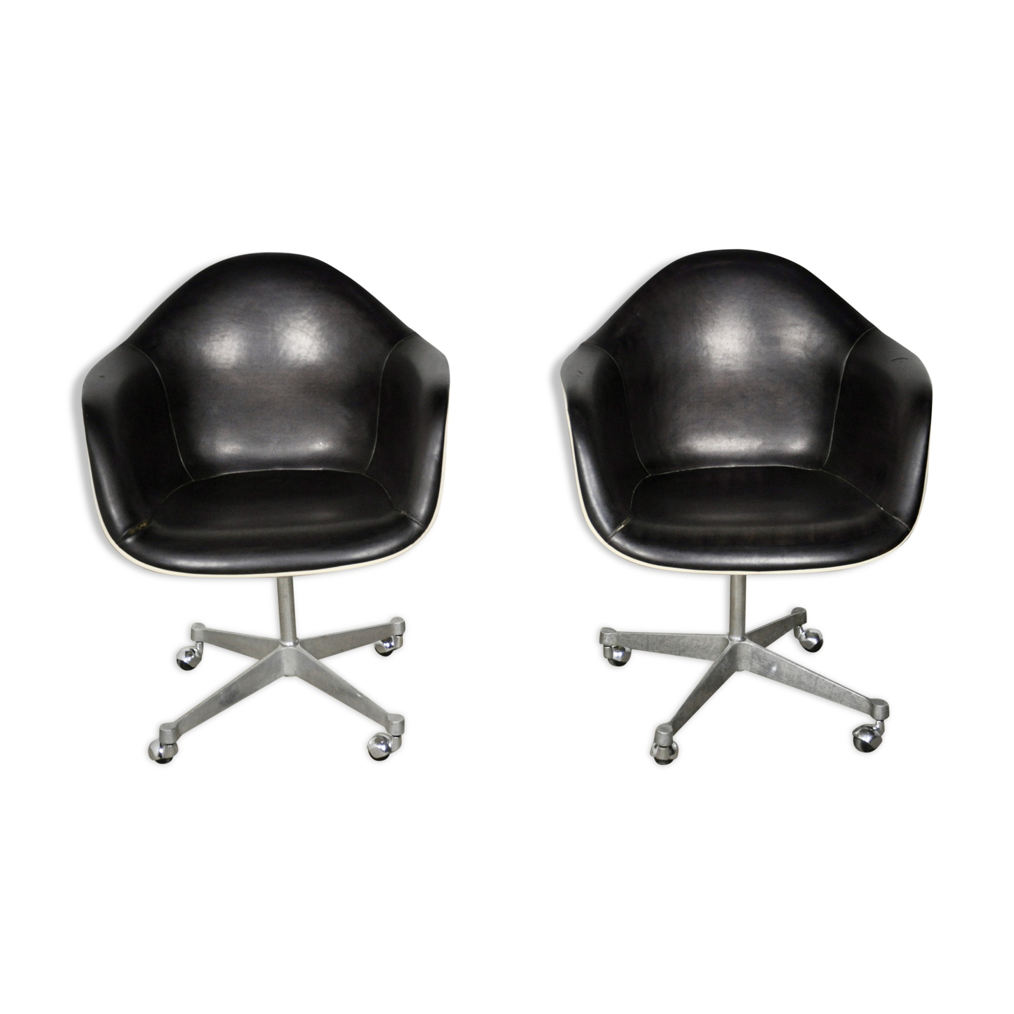 Paire de fauteuils par Charles Eames pour Herman Miller 1970