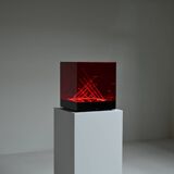 Cubo Di Teo light object lamp by James Rivière, 1970s Italy.