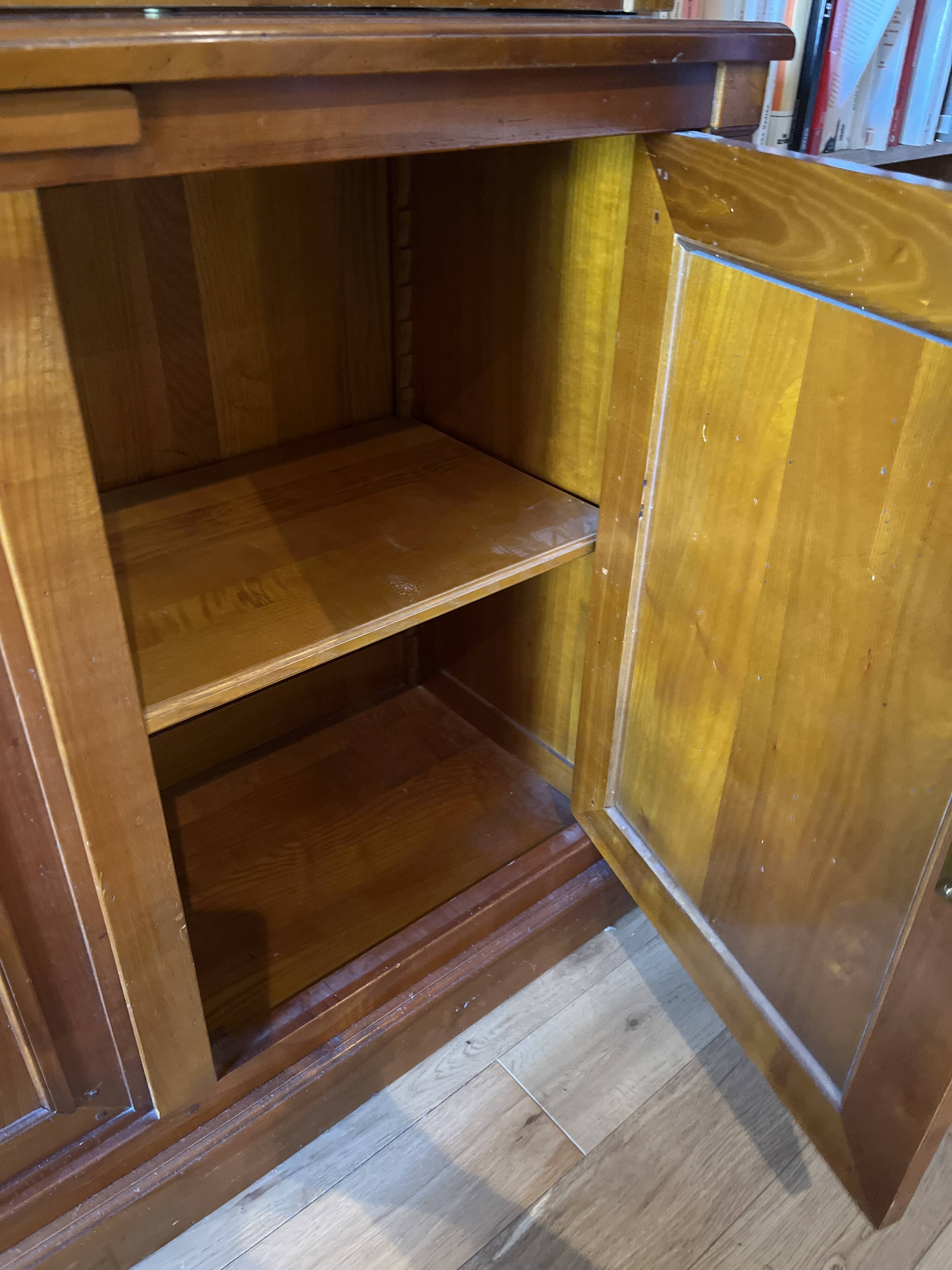 Grange library in cherry wood