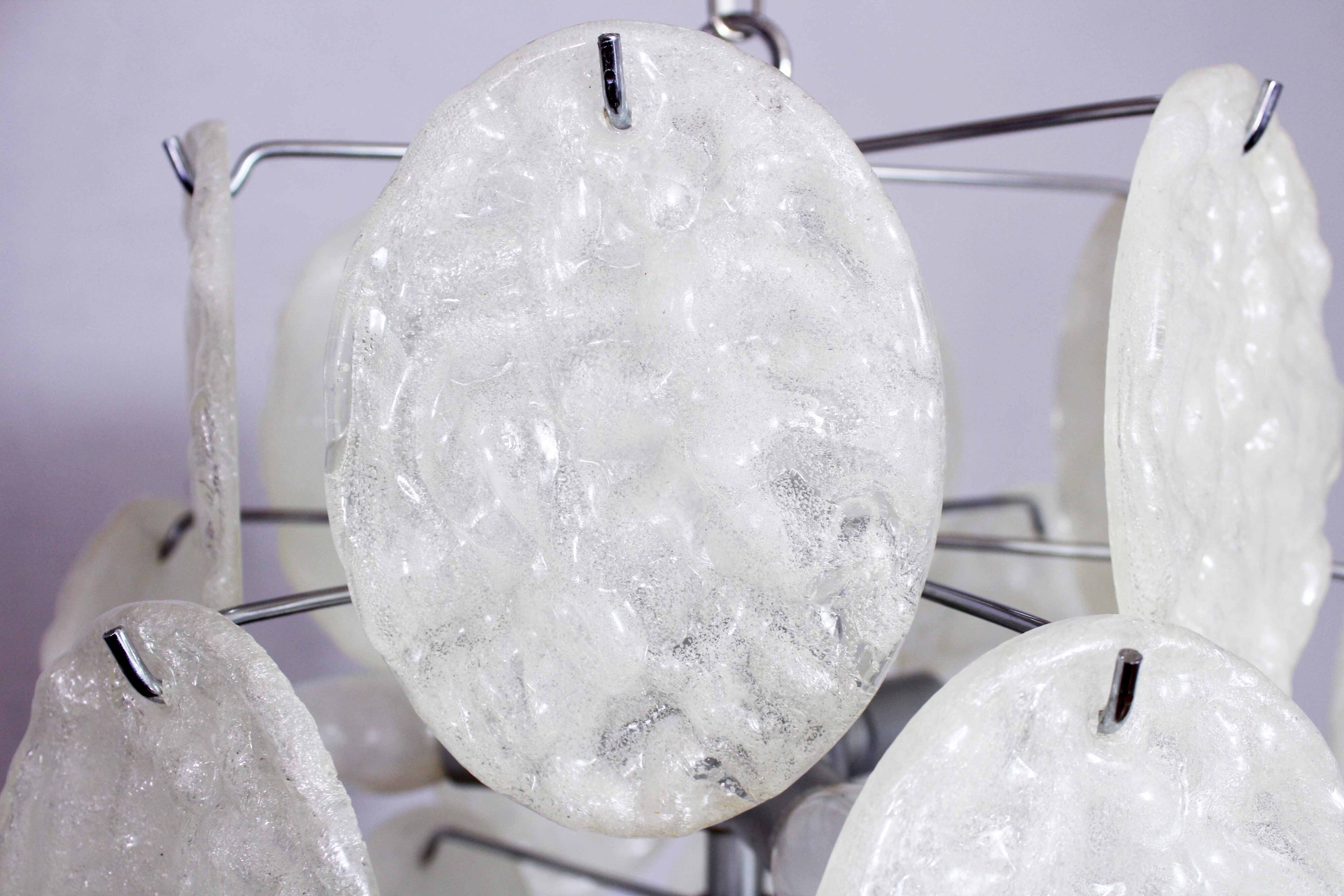 Kalmar Franken lucite chandelier Blatt model