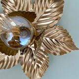 Vintgae wall light in gold metal