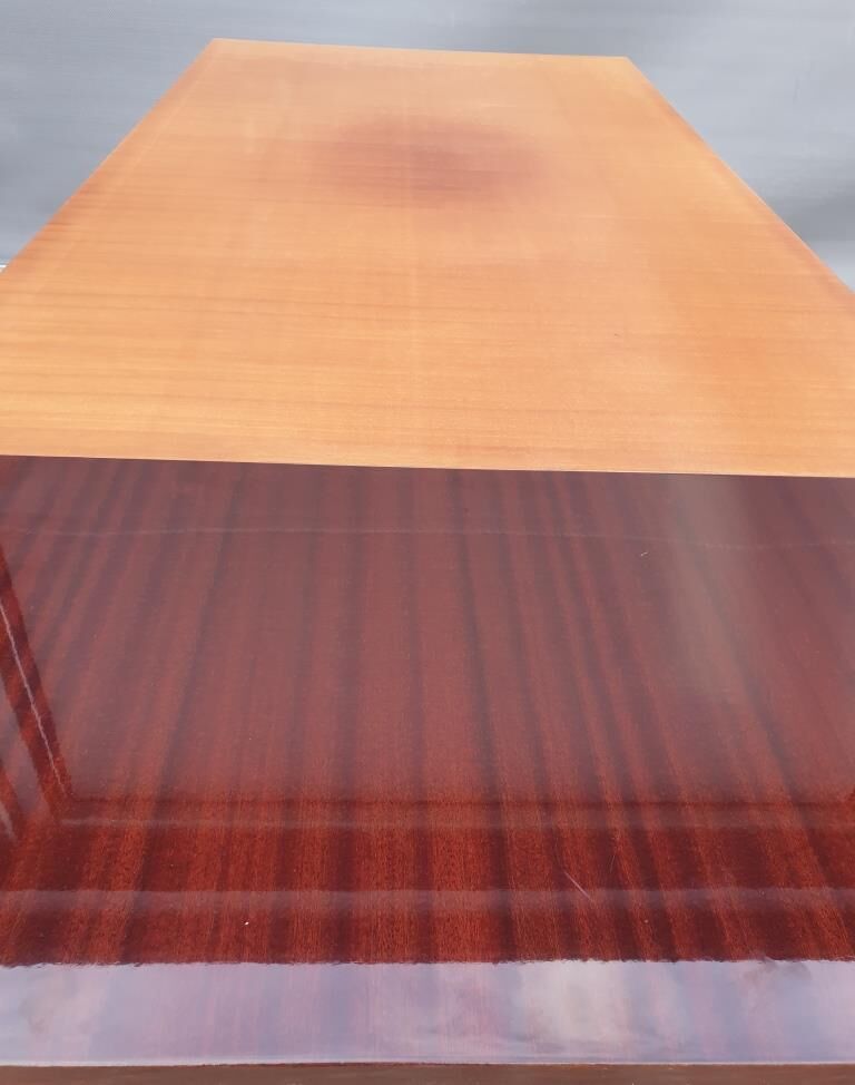 Black teak table 1960s