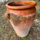 Large ancient jar in glazed terracotta – H. 56 cm