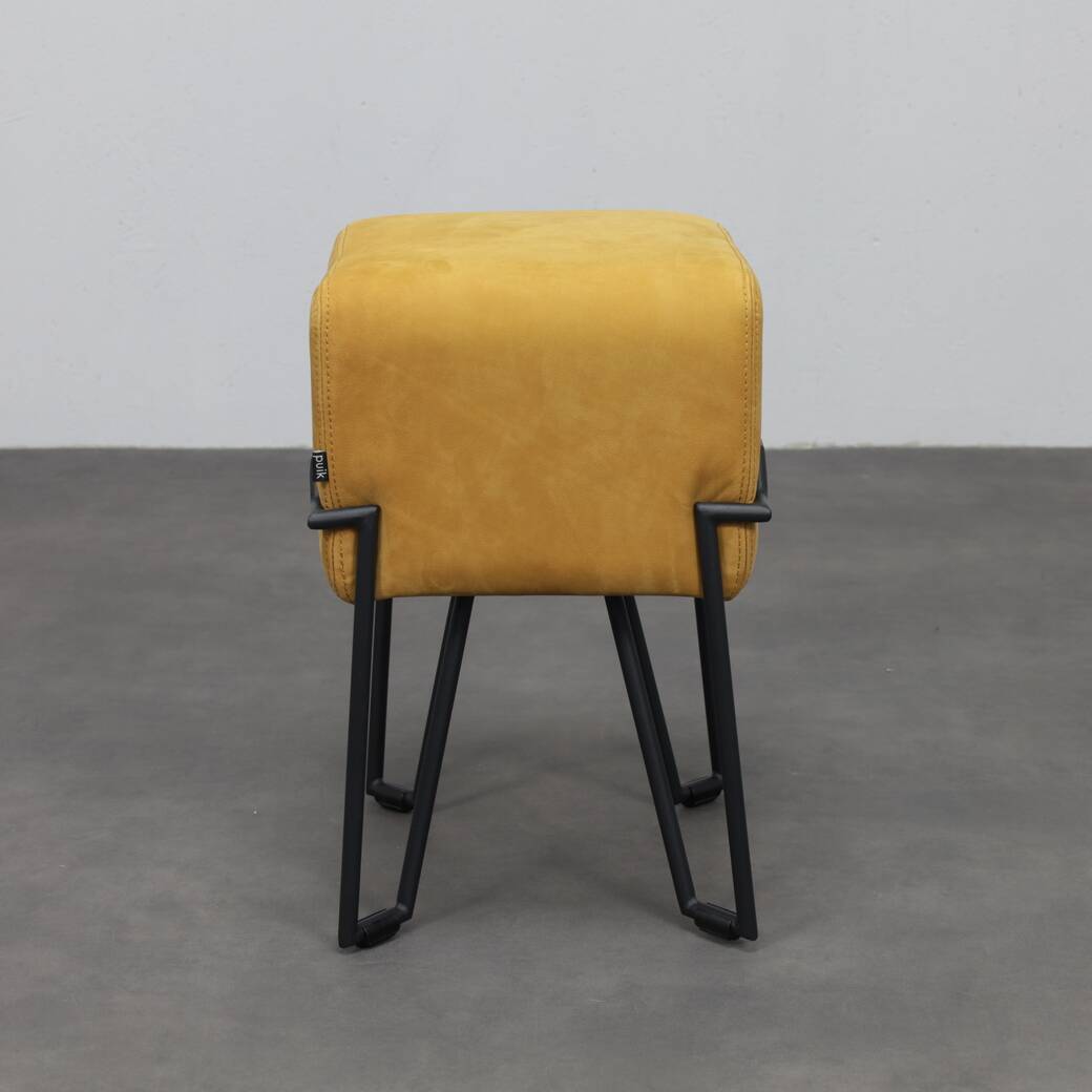 Low stool Bokk in leather by Ka-Lai Chan for Puik