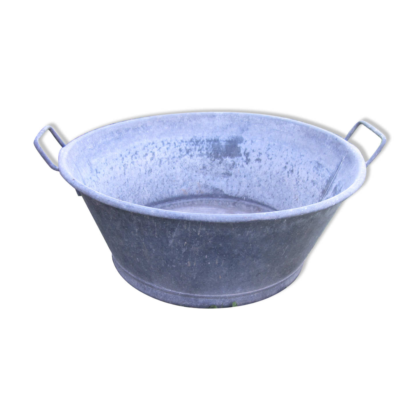 Bassine ancienne en zinc