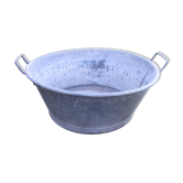 Bassine ancienne en zinc