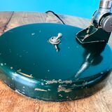 Bedside lamp from the 1950's, mid century table lamp with industrial style