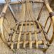 Chaise enfant en rotin vintage