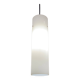 White glass cylindrical pendant by Glashütte Limburg, 1970.