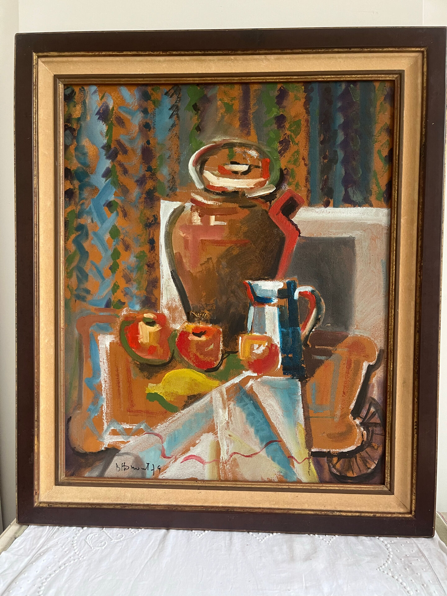 Large still life DLG by Matisse signed and dated 1979