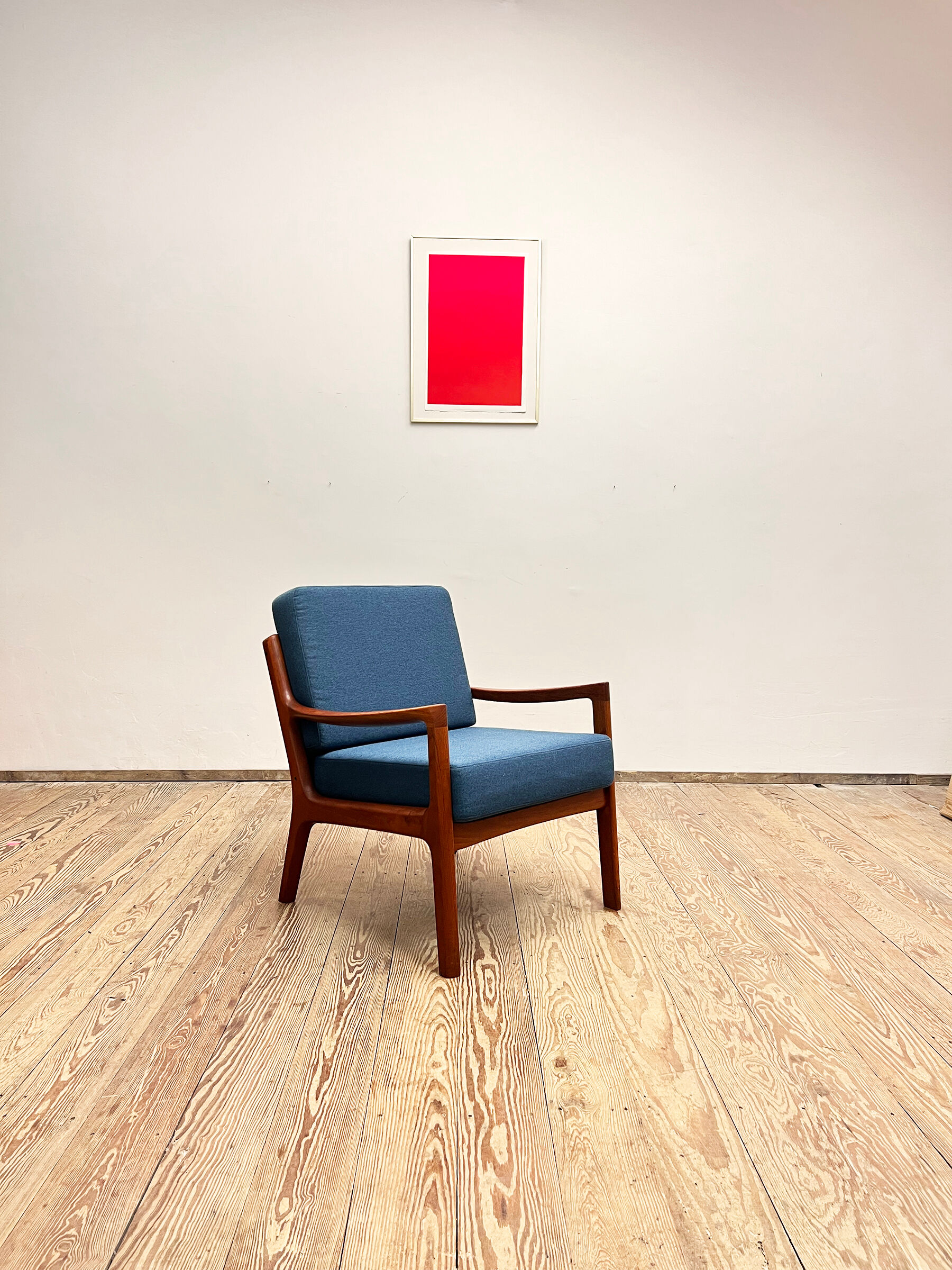 Teak armchair by Ole Wanscher for France & Son, Mid Century Modern Danish Design, 1950er