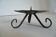 Vintage 1960s wrought iron candlestick