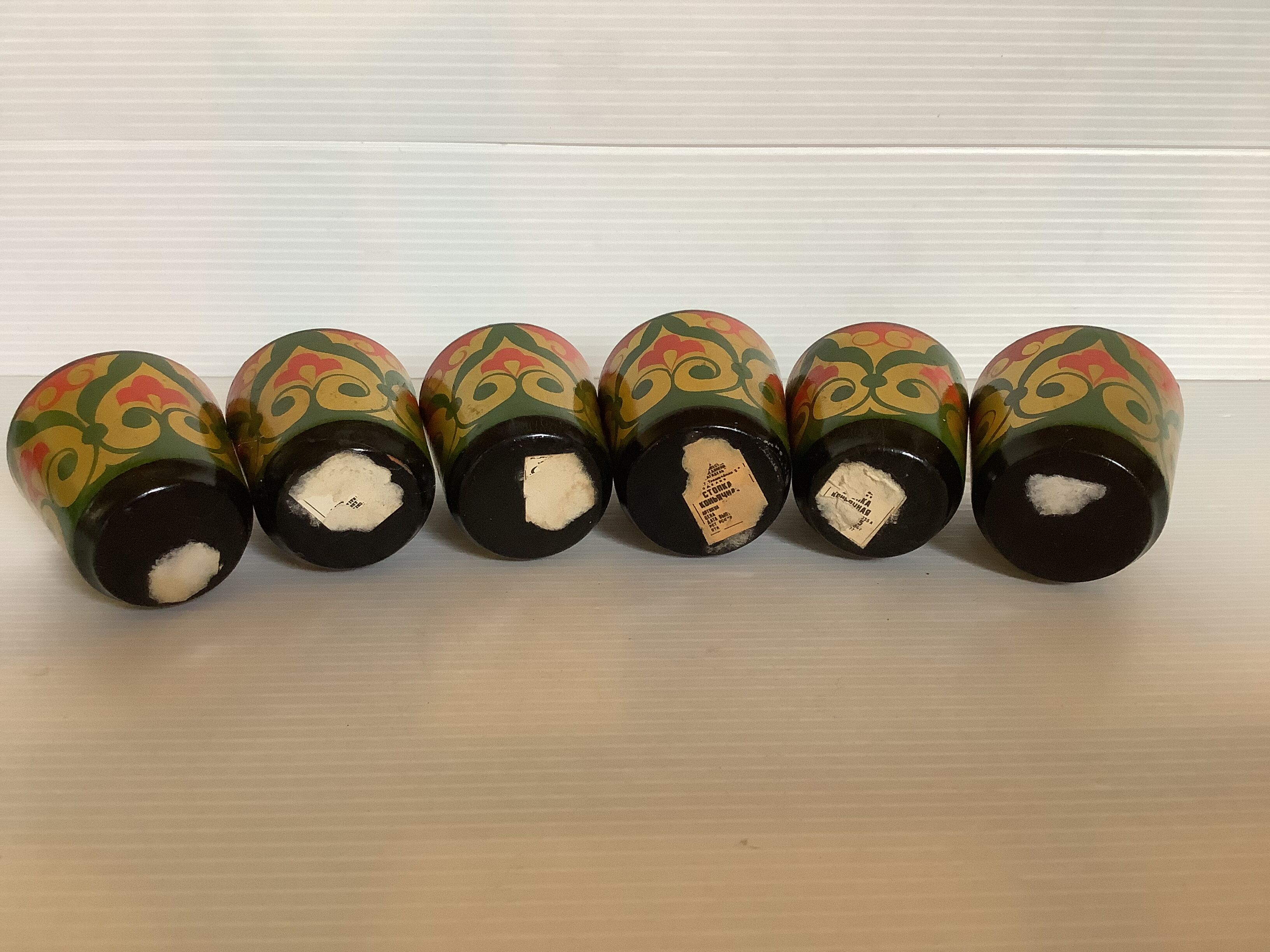 Set of six russian cockroaches