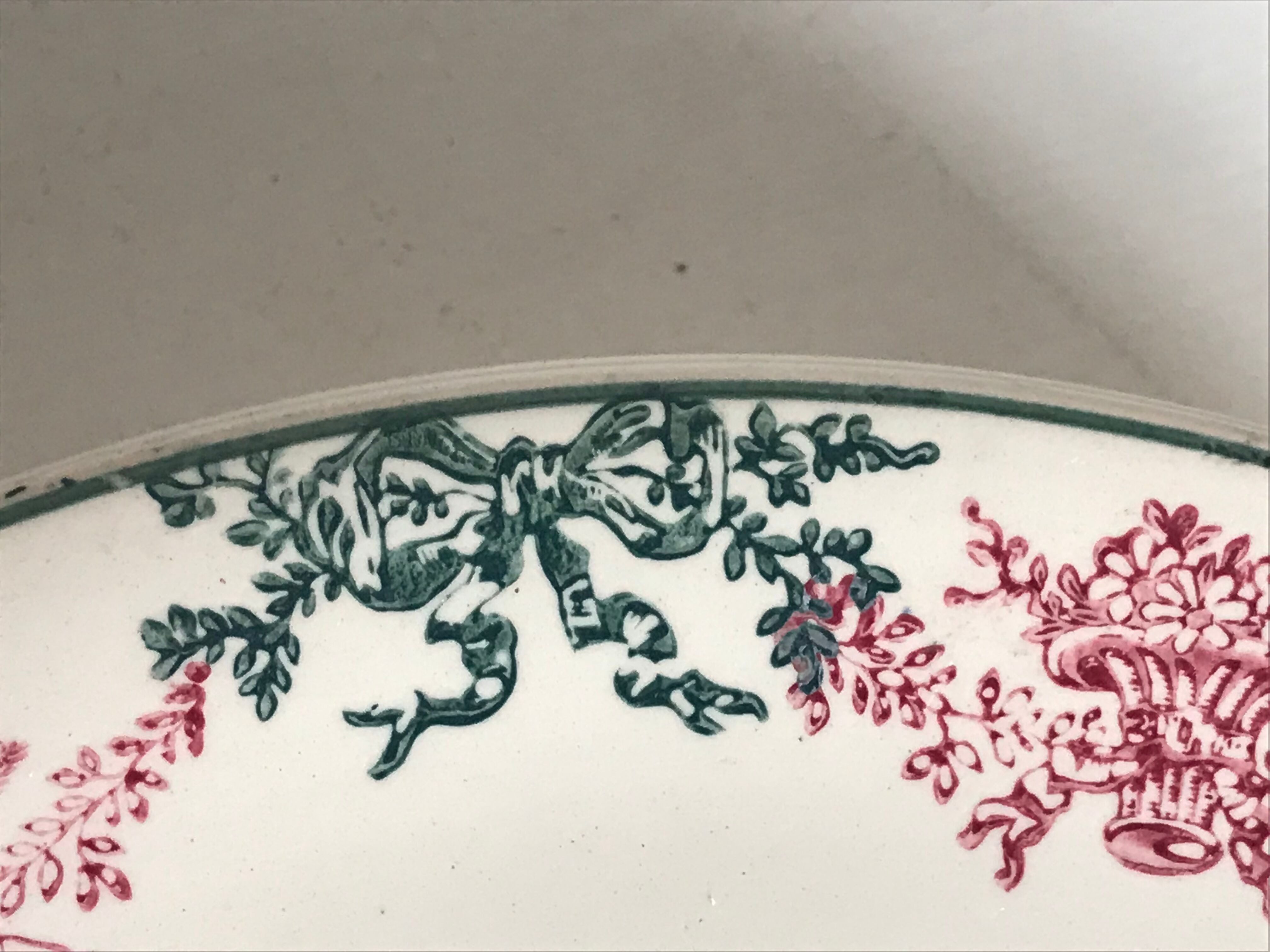 Lot of 7 Longwy plates