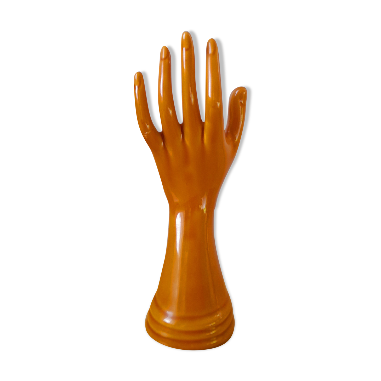 Ceramic hand ring or soliflore 70s