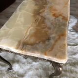Marble and gold coffee table