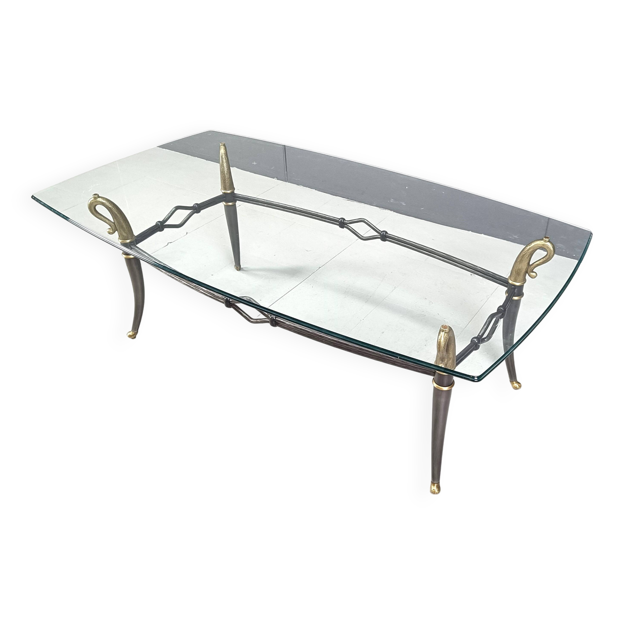 Mid century hollywood regency coffee table, 1960s