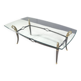 Table basse vintage de régence d'Hollywood, 1960
