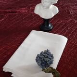 Square linen tablecloth