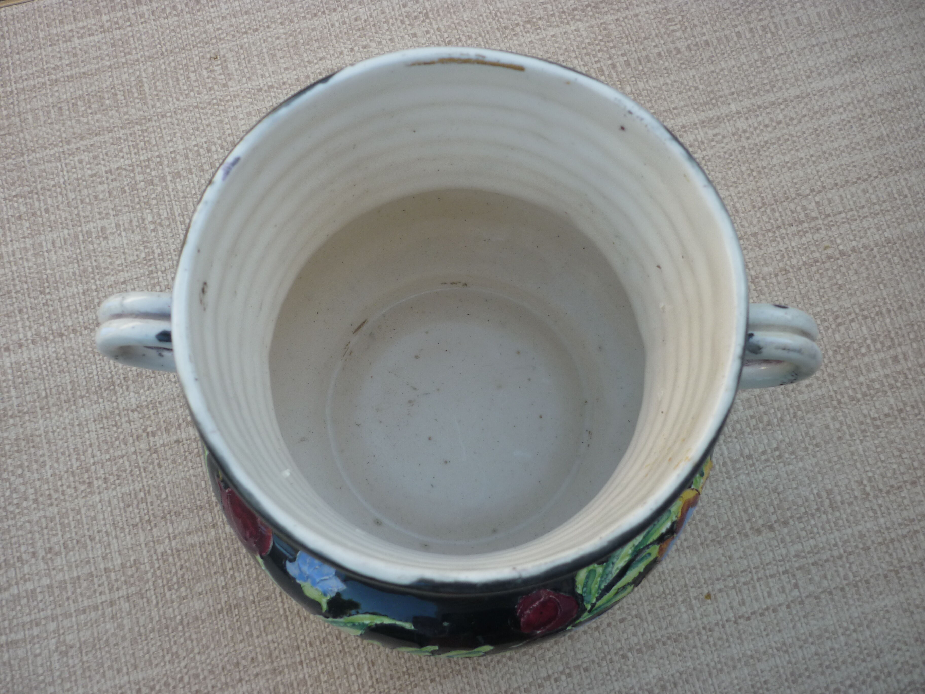 Vallauris cermal vase by Pugi