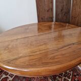 Napoleon III solid walnut pedestal table with extensions - 14 place settings