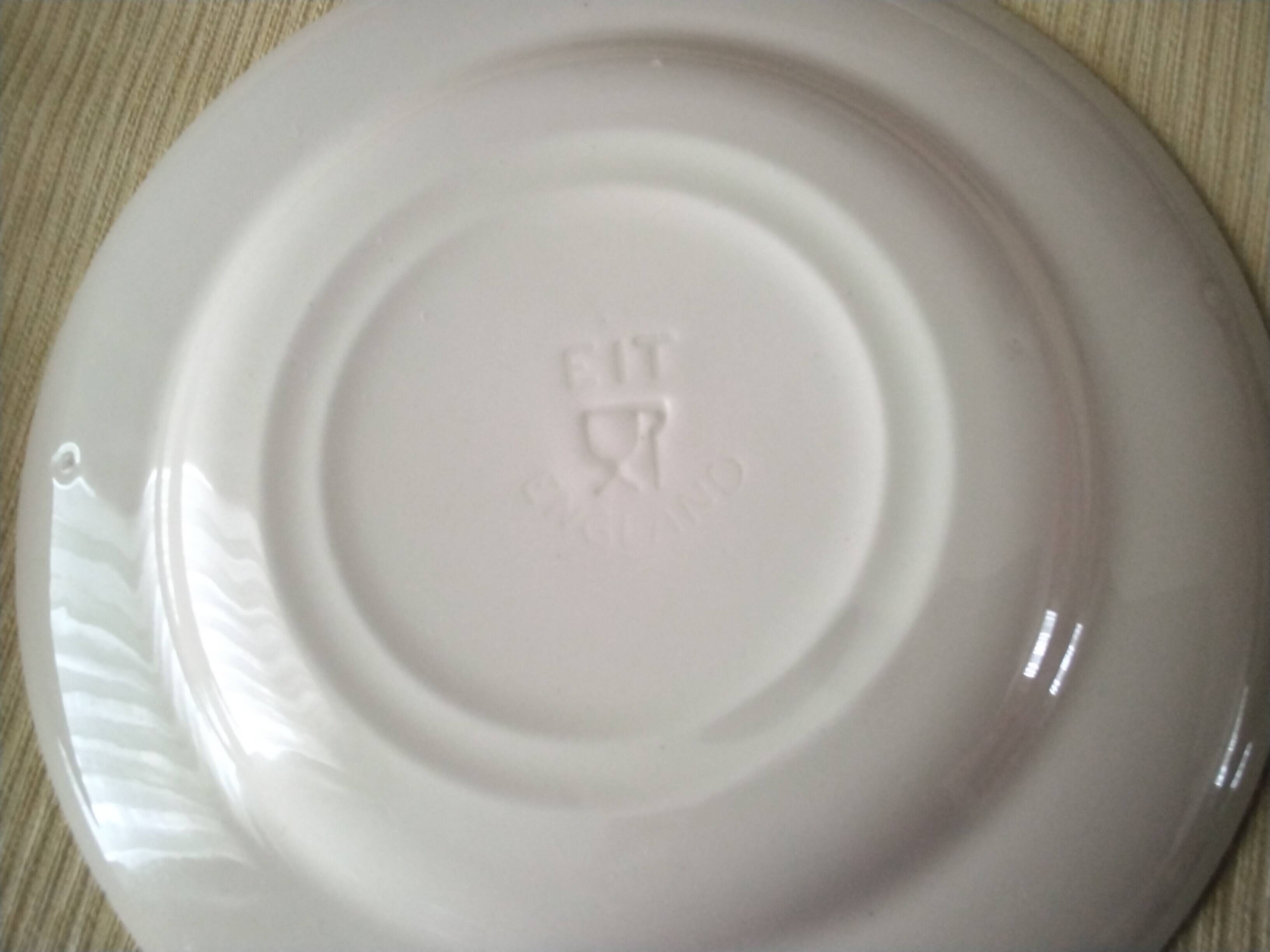 6 dessert plates English porcelain EIT