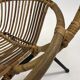 Fauteuil vintage en rotin par Dirk van Sliedregt Rohe Noordwolde 1960 aux Pays-Bas