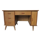 Minister's desk 1960s light oak