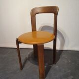 6 chairs by Bruno Rey, edited by Dietiker and manufactured by the workshop "Stuhl aus Stein am Rhein"