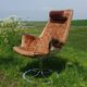 Fauteuil pivotant design suédois vintage Jetson DUX Bruno Mathsson