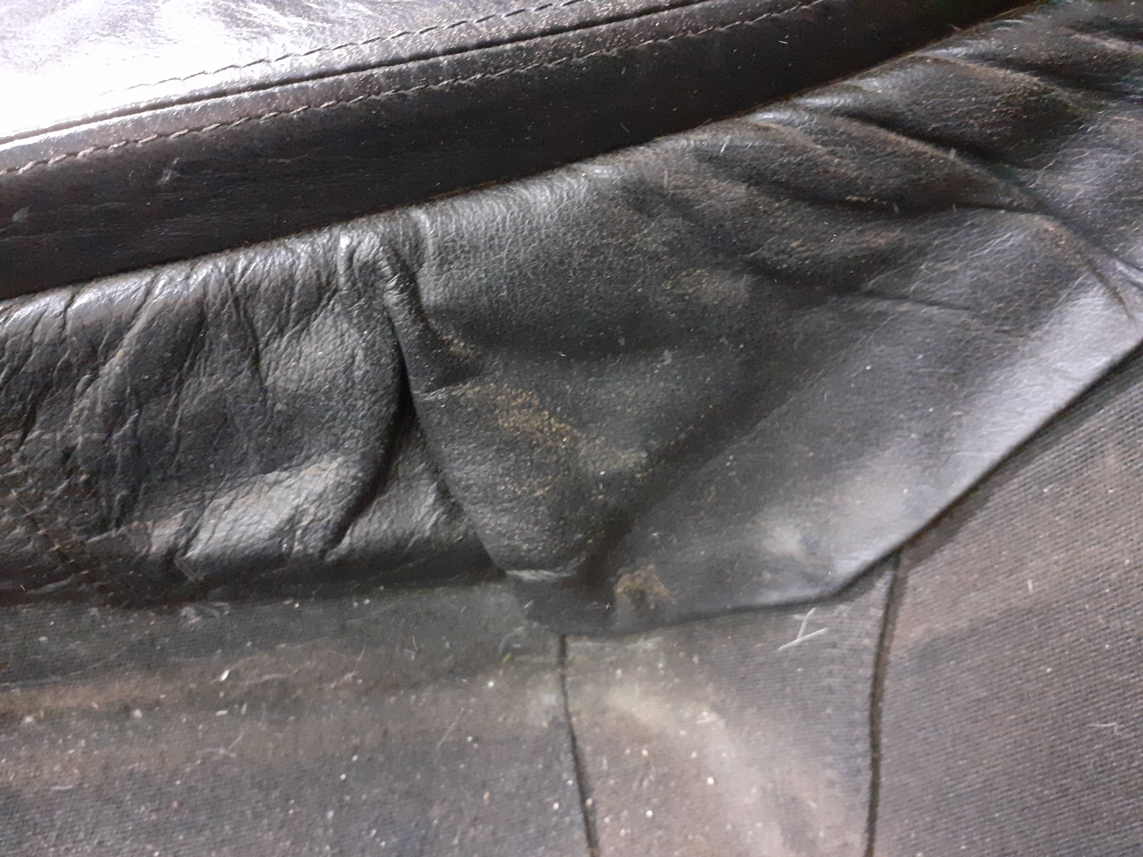 Swivel leather chair