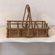 Rattan glass holder