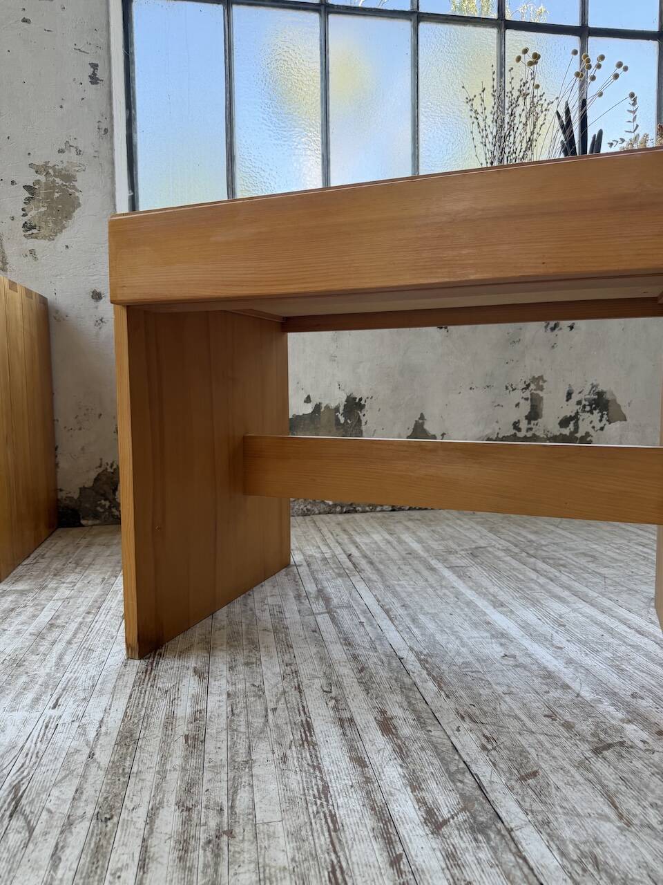 Bureau + commode + tabouret pin Maison Regain Savoie
