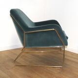 Pair of designer armchairs, Made