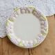 Vintage barbotine plate – Fruit decoration