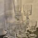 Verres à pied vintage