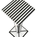 Black and white marble column