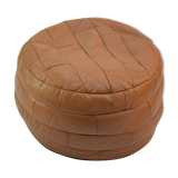 Leather round Pouf De Sede, 70