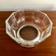 Saladier italien cristal argent 1970