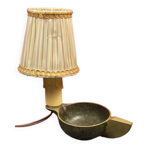 Ancienne lampe bougeoir - bronze