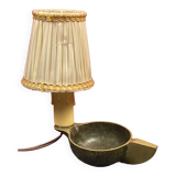 Ancienne lampe bougeoir bronze