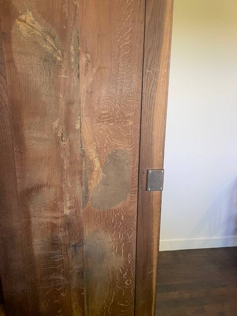 Solid wood wardrobe