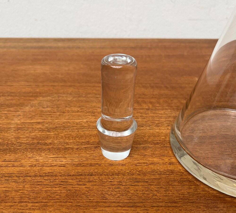 German glass carafe from Christinenhütte